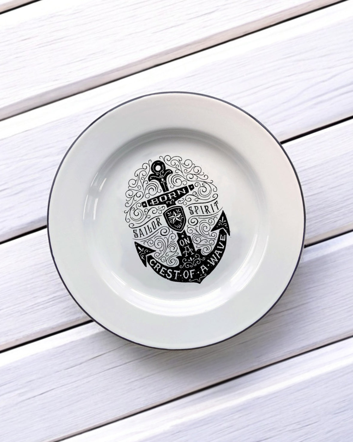 Sailor Spirit, Decorative Enamel Plate