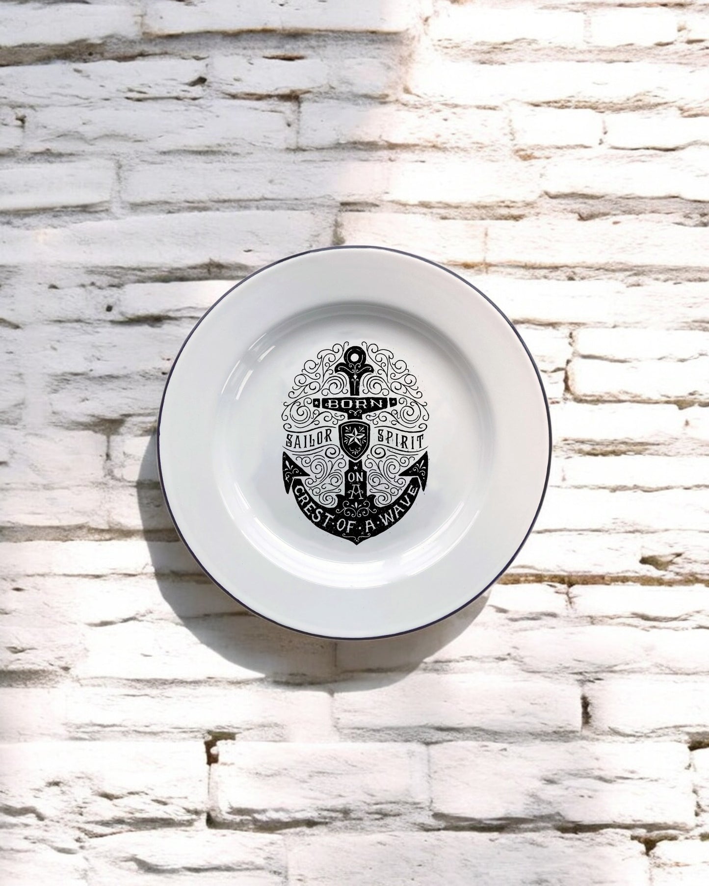 Sailor Spirit, Decorative Enamel Plate