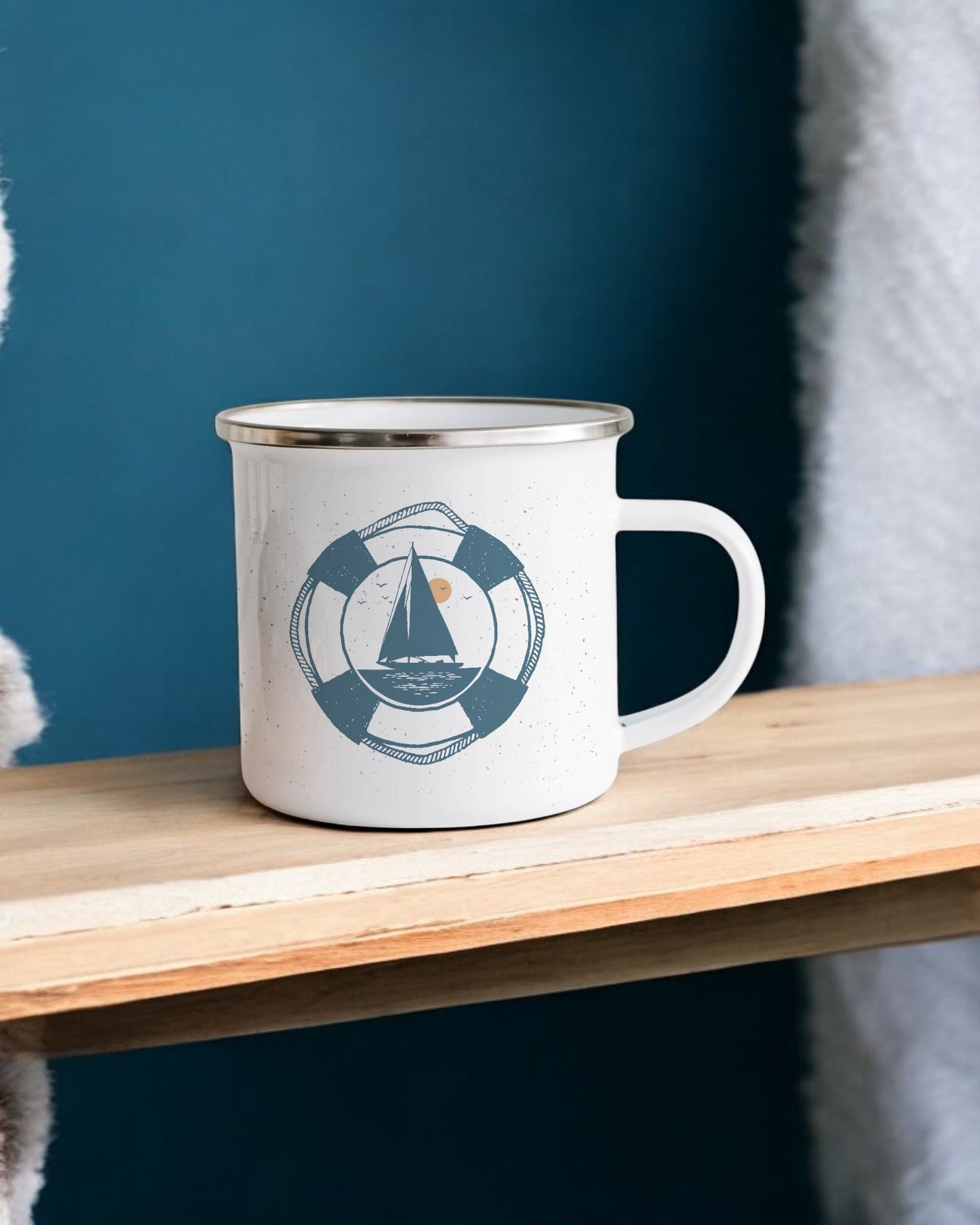 Sail Boat Camping Mug