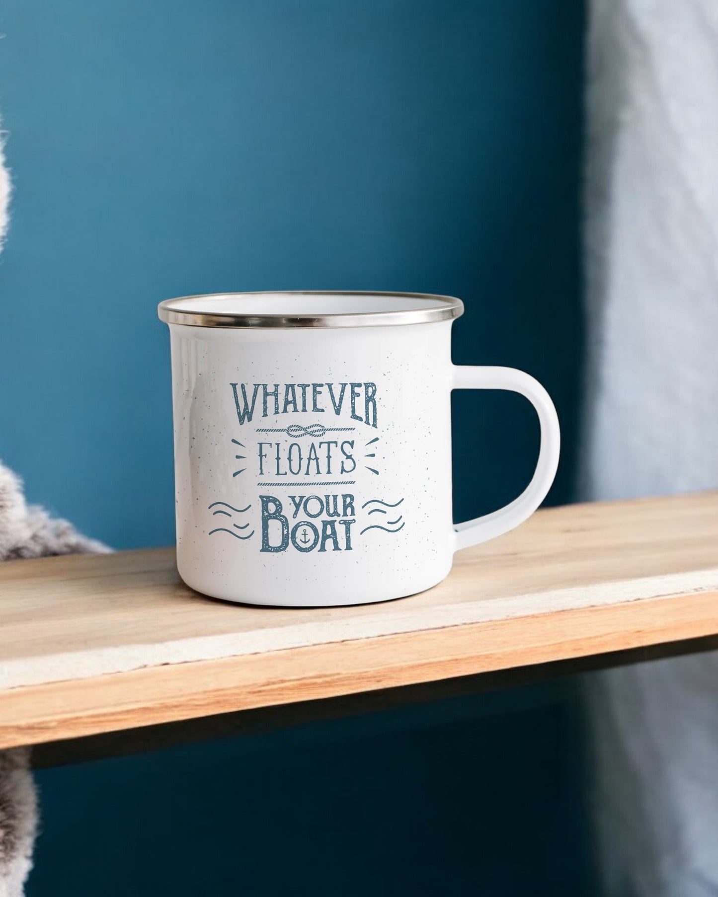 Whatever floats your boat Camping Mug